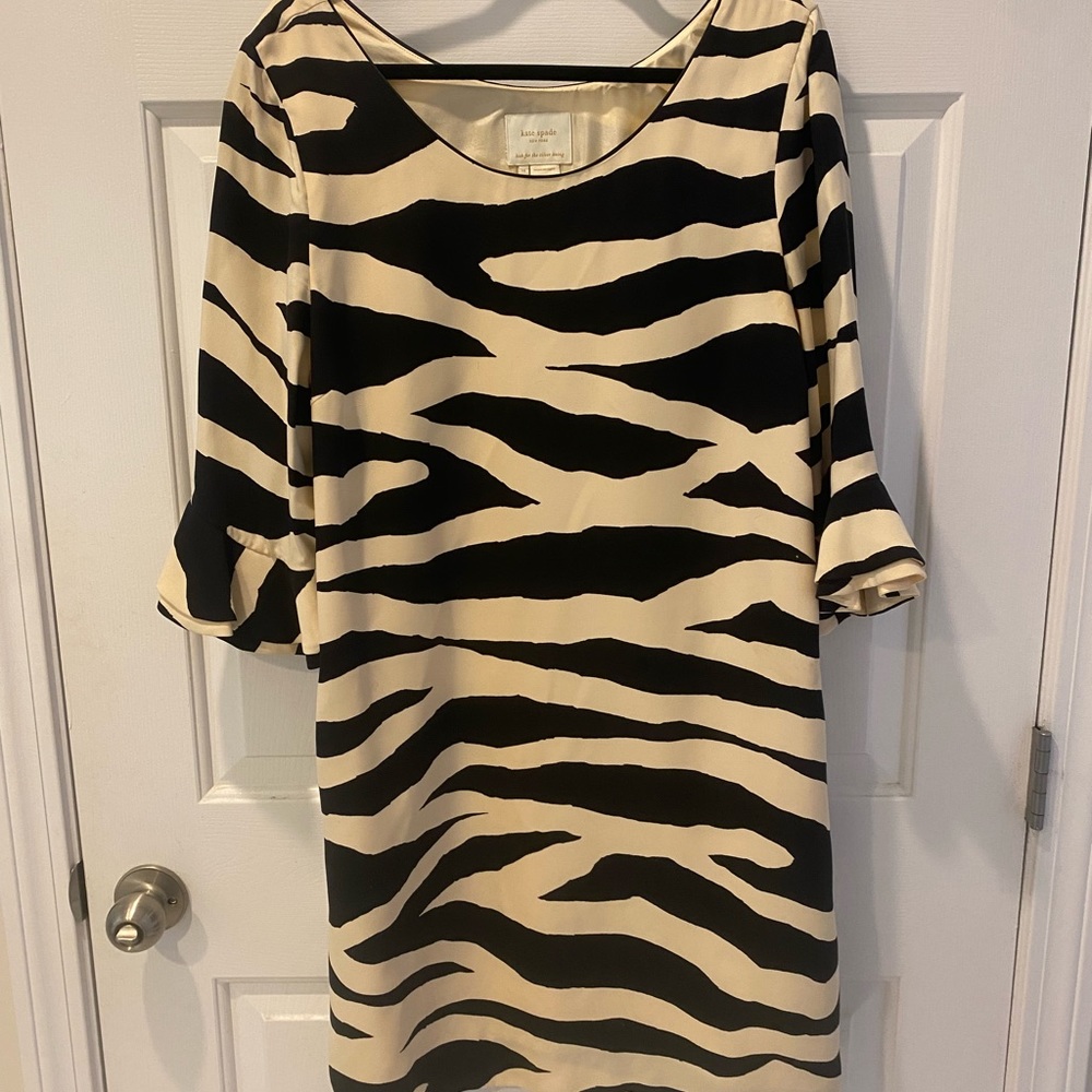 Kate Spade Zebra Silk Dress